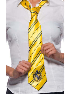 Corbata Hufflepuff Deluxe - Complementos de Harry Potter