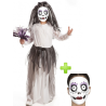 Disfraz de Novia Cadaver con Mascara infantil - Disfraces Halloween - Packs Disfraces Halloween Infantiles