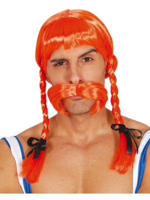 Peluca Galo con Trenzas Naranja barato – Tienda online de Peluca Galo con Trenzas Naranja