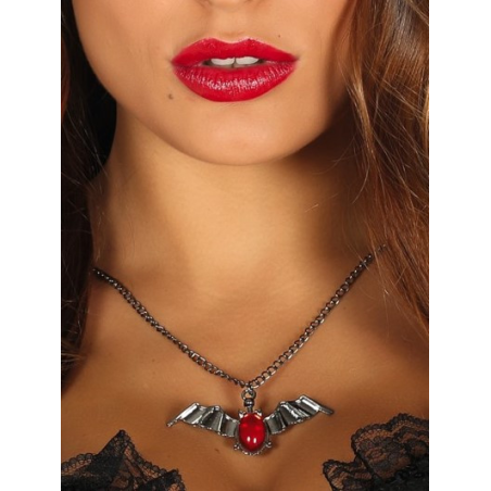 Collar Murcielago con Piedra - COMPLEMENTOS POR CATEGORIA