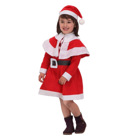 Disfraz de Mama Noel Infantil - Disfraces Navideños para Niñas