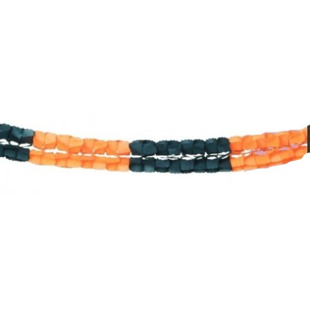 Guirnalda Naranja y Negra - Guirnaldas y Globos