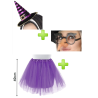 Set de Bruja morado adulto - Disfraces Halloween - Packs Disfraces Halloween Adulto