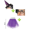 Set de Bruja Morada infantil - Disfraces Halloween - Packs Disfraces Halloween Infantiles