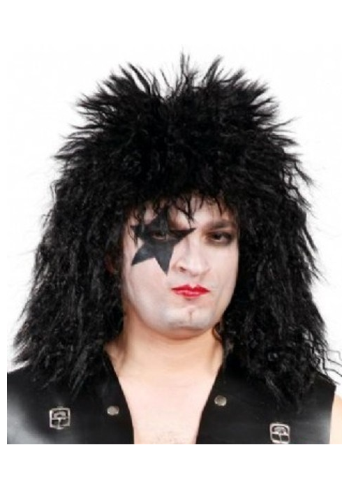 Comprar Peluca Rockero Negra - Pelucas
