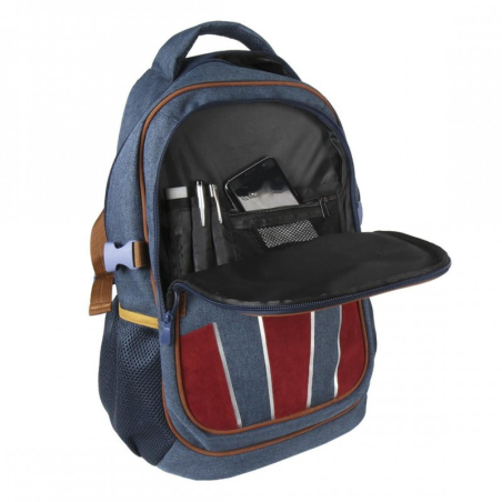 Mochila Capitan America Advenngers Casual Viaje - Bolsos y Mochilas Frikis