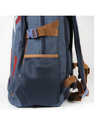 Mochila Capitan America Advenngers Casual Viaje - Bolsos y Mochilas Frikis