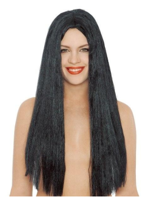 Mercar Perruca Cabelo Negro para só 6.00€ – fantasía Tenda en liña