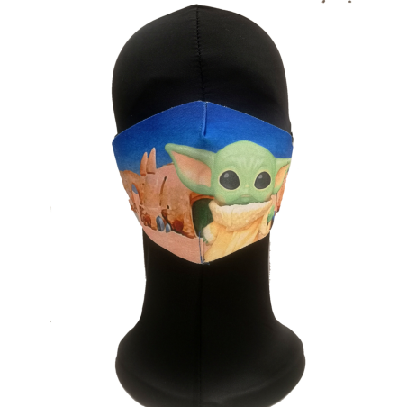 Mascarilla Galaxy Mini Maestro Verde Adulto - Mascarillas Originales Adulto
