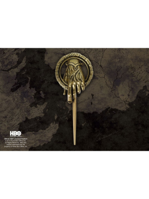 Comprar Broche Mano del Rey de Juego de Tronos - Bisuteria Friki