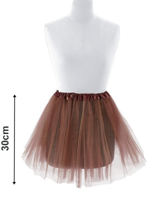 Tutu Brun 30cm