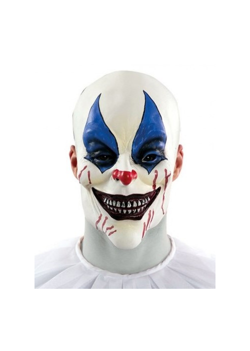 Mascara Payaso Diabolico Blue - Mascaras Halloween