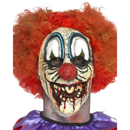 Mascara Payaso con Adhesivo - Mascaras y Antifaces