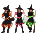 Comprar Disfraz de Bruja Colores Infantil - Disfraces de Brujas y Hechiceros para Niñas