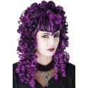 Comprar Peluca Vampiresa Mechas Moradas - Pelucas