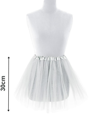 Tutu Blanco 30cm - Faldas y Pantalones
