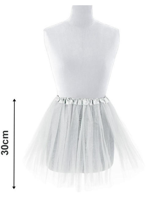 Tutu Blanco 30cm - Faldas y Pantalones