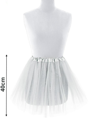 Tutu Blanco 40 cm - Faldas y Pantalones