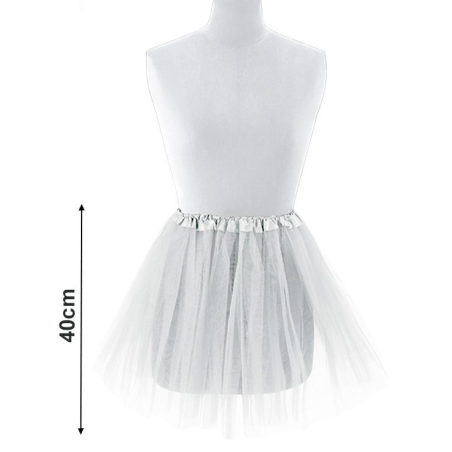 Tutu Blanco 40 cm - Faldas y Pantalones