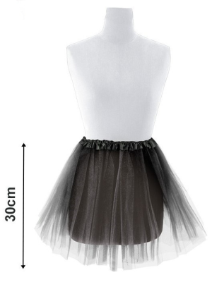 Comprar Tutu Negre 30cm per només 3,50€ – vestit de Botiga en línia