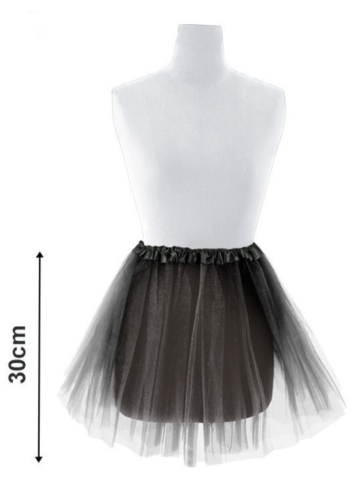 Comprar Tutu Negre 30cm per només 3,50€ – vestit de Botiga en línia
