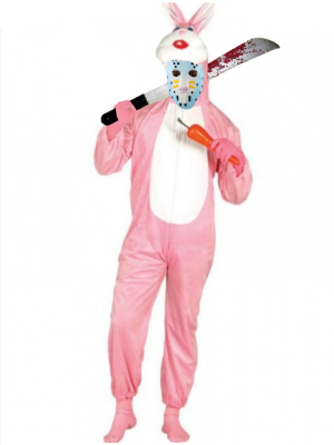 Disfraz de Conejito Rosa Asesino - Disfraces Halloween - Packs Disfraces Halloween Adulto