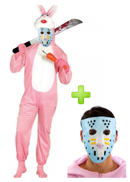 valores Deformación lema Comprar Disfraz de Conejito Rosa Asesino - Disfraces Halloween - Packs Disfraces Halloween Adulto valores Deformación lema Comprar Disfraz de Conejito Rosa Asesino - Disfraces Halloween - Packs Disfraces Halloween Adulto