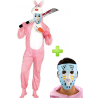 Disfraz de Conejito Rosa Asesino - Disfraces Halloween - Packs Disfraces Halloween Adulto