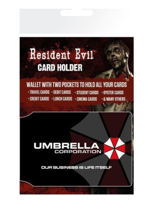 Tarjetero Resident Evil Logo Umbrella - Carteras y Monederos Frikis