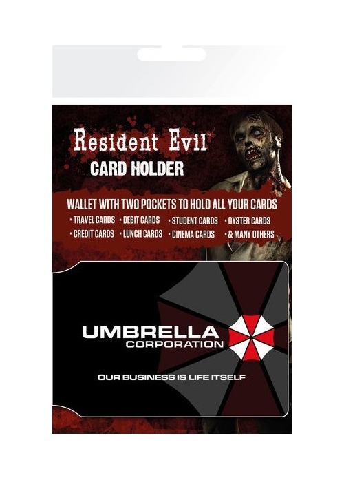 Tarjetero Resident Evil Logo Umbrella - Carteras y Monederos Frikis