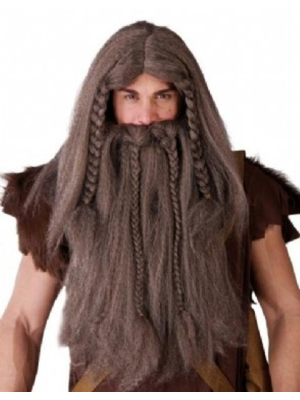 Peluca y Barba Vikingo - Pelucas