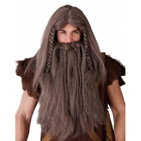 Peluca y Barba Vikingo - Pelucas