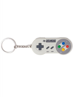 Llavero Nintendo Mando Super de Goma - Llaveros y chapas Frikis
