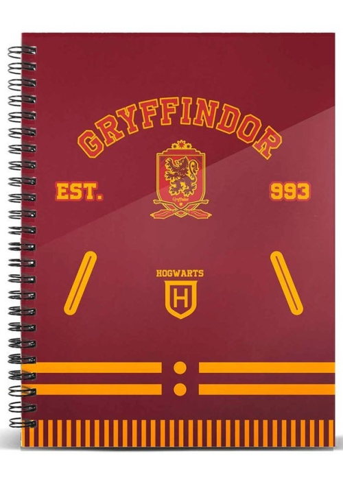 Cuaderno Harry Potter Gryffindor - PapelerÃ­a Friki