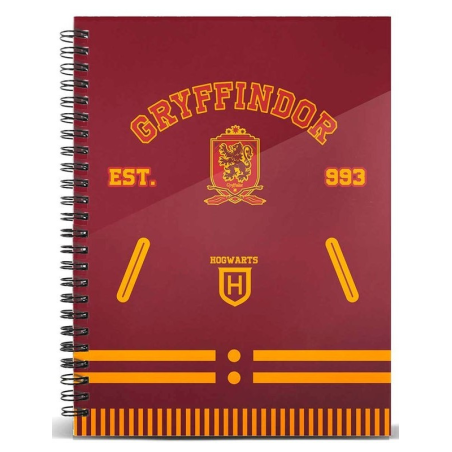 Cuaderno Harry Potter Gryffindor - PapelerÃ­a Friki