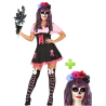 Disfraz de Catrina Rosa - Disfraces Halloween - Disfraces de Esqueleto para Mujer