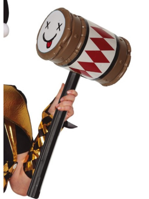 Mazo de Payaso Peligroso 60 cms - Complementos de Joker y Joker Baby
