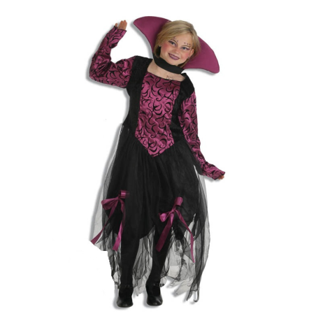 Disfraz de Vampiresa Clasica para Niña - Disfraces Halloween Vampiros