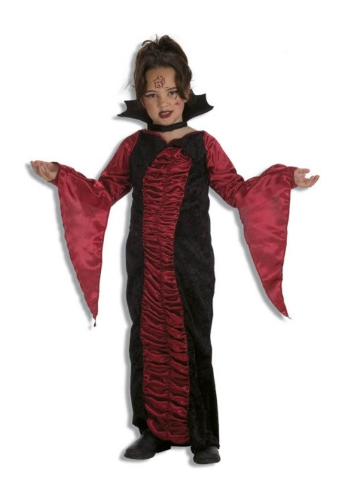 Disfraz de Vampiresa Burdeos Infantil - Disfraces de Vampiresas y Goticas para Niñas