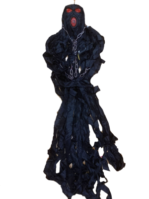 Ghost pendentif avec du Noir chaînes