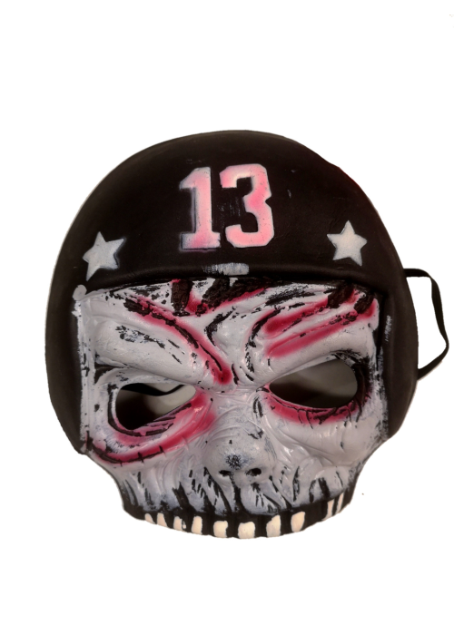 Mascara Zombie Rugby - Mascaras y Antifaces