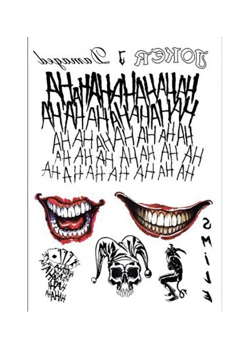 Tatuajes Joker - Complementos de Joker y Joker Baby