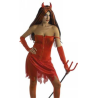 Disfraz de Diablesa vestido Corpiño Rojo