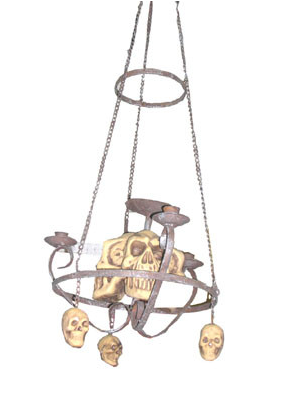 Lampara Colgante con Calaveras