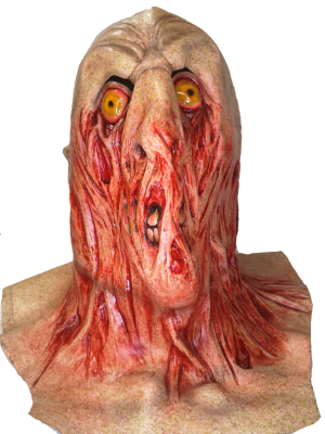 Mascara Zombie Descarnado Deluxe - Mascaras de Zombies