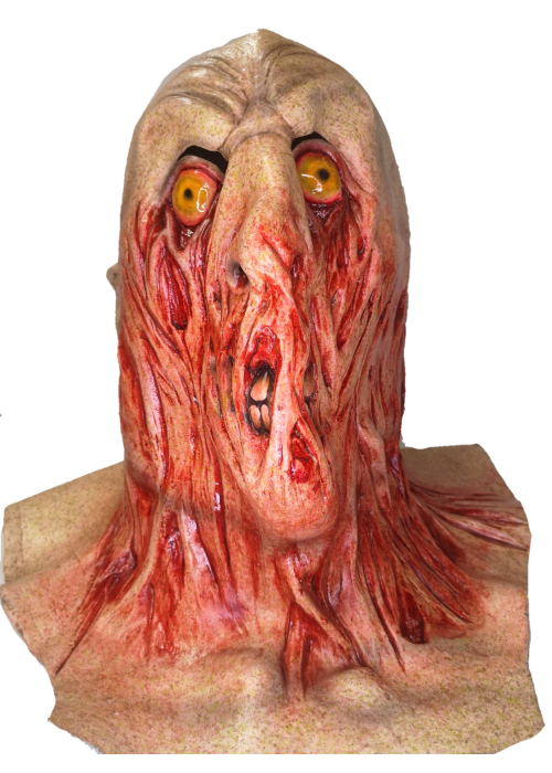 Mascara Zombie Descarnado Deluxe - Mascaras de Zombies