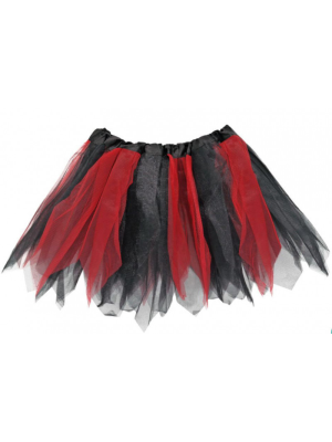 Tutu Rojo y Negro 40cms - Faldas y Pantalones