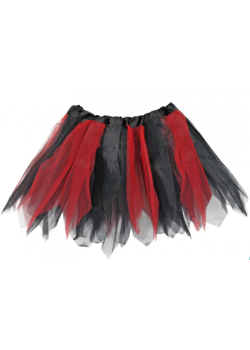 Tutu Rojo y Negro 30cms - Faldas y Pantalones