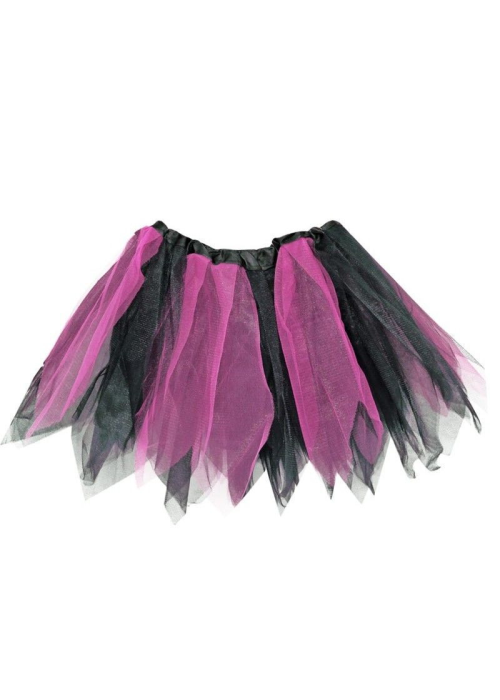 Tutu Rosa y Negro 40cms - Faldas y Pantalones