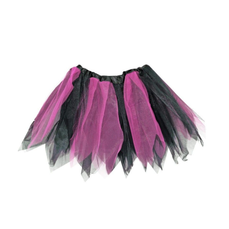 Tutu Rosa y Negro 40cms - Faldas y Pantalones